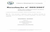 Resolução nº 009/2007 - camaracarangola.mg.gov.brcamaracarangola.mg.gov.br/images/REGIMENTO_INTERNO.pdf · do Vereador mais idoso. § 2º - Aberta a Reunião, o Presidente convidará