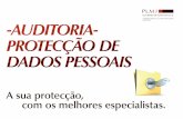 -AUDITORIA- PROTECÇÃO DE DADOS PESSOAIS · A regulamentação do tratamento de dados pessoais é uma área complexa do direito que afecta todas as empresas em Portugal. ... guias