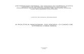 A POLÍTICA NACIONAL DO IDOSO: O CASO DE …repositorio.ufes.br/bitstream/10/3410/1/tese_3411_Lizete...LIZETE DE SOUZA RODRIGUES A POLÍTICA NACIONAL DO IDOSO: O CASO DE VITÓRIA (1994-2004)