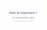 Redes de Computadores 1 - GTA / COPPE / UFRJmiguel/docs/redes2014.3/aula2.pdf · Protocolo de rede Analogia utilizando hardware e ... • Usos de redes de computadores – Aplicações