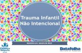 Trauma Infantil Não Intencional - criancasegura.org.brcriancasegura.org.br/wp-content/uploads/2016/08/07-2.pdf · O campo foi realizado entre 01 de agosto e 23 de novembro de 2012.