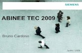ABINEE TEC 2009 · Disjunto-res a Vácuo. Bruno Cardoso Junho/09 Energy Sector / E S SO. ENERGY. Energy. Fatos e Desafios ... Nenhuma balanceadora em alta rotação para rotores de