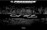 CONGRATULAÇÕES - proshock.com.br · tabela 1 ajudam a esclarecer como utilizar a suspensão Onix Dark em relação às condições de projeto. ... Sistema com duas câmaras de ar