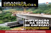 duplicação da sErra do cafEzal - grandesconstrucoes.com.br · De acordo com a Secretaria de Aviação Civil (SAC) foram fir - mados 26 contratos com empresas projetistas e de engenha-ria,