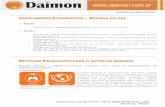 NEWSLETTER DAIMON - daimon.com.br · e soluções para linhas de ... Nevada para produzir ... Já a Celpa registrou aumento nas vendas de energia no período para o mercado cativo