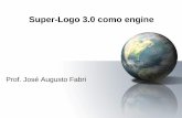 Super-Logo 3.0 como engine · A Tartaruga •É um cursor gráfico que aparece no centro da tela; •Para fazer desenhos basta movimentá-la na tela de modo que ela deixe traços