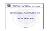 NORMAM-05/DPC - marinha.mil.br · - ii - normas da autoridade marÍtima para homologaÇÃo de material . folha de registro de modificaÇÕes . nÚmero . da . modificaÇÃo . expediente