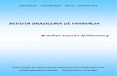 REVISTA BRASILEIRA DE FARMÁCIA - rbfarma.org.brrbfarma.org.br/files/RBFARMA-SUPLEMENTO-RESUMOS-CFBC-V99-N2-2018.pdf · volume 99 suplemento maio / agosto 2018 sumÁrio resumos