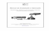 Manual de Instalação e Operação - atcp.com.br · dos conceitos básicos de engenharia ultrassônica e sobre os procedimentos usuais de fabricação de transdutores e conversores.