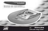 Toca discos CD Portátil à Prova de Choques AZ9003 · Philips da Amazônia Indústria Eletrônica Ltda. ... DIGITAL DYNAMIC BASS BOOST ativa ou desativa o dispositivo de ... VOL.