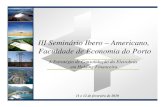 III Seminário Ibero – Americano, Faculdade de Economia do ... · A Estratégia de Consolidação da Eletrobrás em Holding Financeira – Endividamento superior a capacidade de