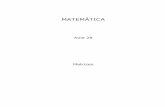 MATEMÁTICA - pontoestetica.com.brpontoestetica.com.br/.../Matematica/28-Matrizes.pdf · Cada elemento aij das matrizes nos dá o número de refrigerantes que i pagou a j, sendo Paulo