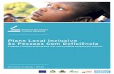 Plano Local Inclusivo às Pessoas Com Deficiência · desenvolvimento nos ... dos direitos humanos, a associação Vida ... Plano concertado e inclusivo para as cidades de Maputo