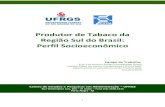 Produtor de Tabaco da Região Sul do Brasil: Perfil ... · do tabaco na região sul do Brasil, o Sinditabaco, ao utilizar os resultados desta pesquisa, pretende atualizar e aprofundar
