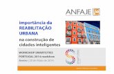 importância da REABILITAÇÃO URBANA - centrohabitat.net · O sector da construção e do imobiliário é ... na criação de uma nova dinâmica de crescimento da economia portuguesa