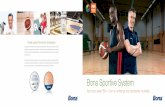 Bona Sportive BrochurePOR - Manutenção de Pisos ... PT.pdf · O sucesso constrói-se desde a base Tratando-se de desporto, cada peça do equipamento é crucial para o atleta. Esta