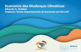 Economia das Mudanças Climáticas - fapesp.br · dos impactos das mudanças climáticas no Brasil. ... iii. Transporte e Economia iv. Saúde e Economia “Downscaling” O caso de
