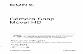 Câmara Snap Móvel HD - Sony UK · † Certifique-se de que carrega a bateria com um carregador de bateria Sony genuíno ou um ... como uma câmara de vídeo ... O que pode fazer