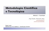 Metodologia Científica e Tecnológica - dsce.fee.unicamp.brantenor/mod5.pdf · Empirismo Racionalismo + + Através de Novos Produtos, Processos, Métodos, Metodologias e Técnicas
