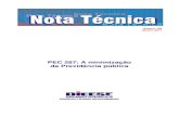 PEC 287: A minimização da Previdência públicaportalctb.org.br/site/images/stores/2017/notatecnica.pdf · PEC 241/55), que estabelece, para os próximos 20 anos, o teto dos gastos