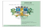 Pauta da 37ª Sessão Ordinária · Leitura da Mensagem nº 021/2018, oriunda do Executivo Municipal, que ... (Gasparetto) 04 de setembro – “Dia da Lei Eusébio de Queirós”.