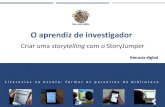 Criar uma storytelling com o StoryJumper - aelimadefaria.pt · Criar conta Criar ebook ... produção de histórias digitais como ferramentas pedagógicas.  ...