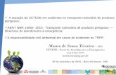 Mauro de Souza Teixeira - meioambiente.mg.gov.brmeioambiente.mg.gov.br/.../11_TRANSPORTE_RODOVIARIO_CETESB.pdf · A atuação da CETESB em acidentes no transporte rodoviário de produtos