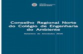 Conselho Regional Norte do Colégio de Engenharia do Ambiente · 3 —A articulação da atividade dos conselhos regionais de colégio é feita em reuniões ... Telma Silva Dora ...
