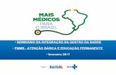 SEMINÁRIO DA INTEGRAÇÃO DA GESTÃO DA SAÚDE PMMB … · • CAPÍTULO IV – do PROJETO MAIS MÉDICOS... • Art. 15. Integram o Projeto Mais Médicos para o Brasil: ... em apenas