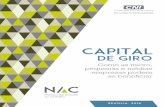 CAPITAL - fiemt.com.br · O capital de giro é uma fonte de recursos permanente utilizada ... (contas a receber, a pagar, estoque), a qualidade da organização, a quantidade de empregados,