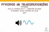 Princípios de Telecomunicações - Página principal - IFSC São … · 2014-09-05 · Função de Transferência 1) O sinal de entrada é representado no domínio da frequência.