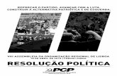 VIII Assembleia da Organização Regional de Lisboa do PCP · escala planetária as suas alianças político-militares, multiplica focos de tensão, incrementa a ingerência em países