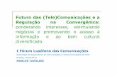 Futuro das (Tele)Comunicações e a Regulação na ... Tavolari - Ancine... · Associação de Reguladores de Comunicações e Telecomunicações da CPLP Brasília, 30/04/2010 MARCOS
