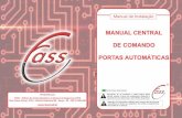 Manual Central de Comando portas automaticas Rev0fass.ind.br/.../Manual-Central-de-Comando-portas-automaticas-Rev0.pdf · cabos do Transformador Toróidal. ... de 12V 7A. CONECTOR