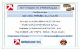 ABRAMO ANTONIO SCARLATOsintraconstrio.org.br/portal/material/certificados-prev... · 2016-02-02 · Participou no dia 25/01/2016 da PALESTRA sobre “BENEFÍCIOS DA PREVIDÊNCIA SOCIAL”