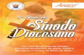 Folder Sínodo Diocesano - pjrbrasil.files.wordpress.com · uma única palavra: “avançar”, como convite a todos para uma “igreja em saída”, sob o lema “Por uma Igreja