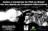 Ações e Iniciativas de PSA no Brasil - forest-trends.org · Novembro de 2009 – La Paz, Bolívia Agosto de 2011 – Ixtapan de la Sal, México Novembro de 2010 – Solsona (Catalunya),