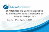 86ª Reunião do Comitê Executivo da Comissão Latino ...clacsec.lima.icao.int/Reuniones/2014/CE86/Presentaciones/Pres2.pdf · Provedores de Serviços de Navegação Aérea. 6 .