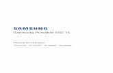 Samsung Portable SSD T5 - Cloud Object Storage | Store ... · palavra-passe, terá de restaurar a T5 para a definição de fábrica através do serviço online facultado pelos nossos