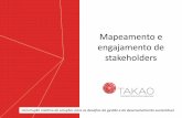 Mapeamento e engajamento de stakeholders - Fiep · 2015-08-11 · matriz de materialidade • Assessoria e facilitação do processo de relato ... Reflexão individual: confiança