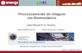 Processamento de Imagem em Biomecânicatavares/downloads/publications/comunicacoes/... · dados e percepção humana), Desenvolvimento de Produto (dispositivos biomédicos) , Movimento