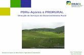 PDRu-Açores e PRORURAL - POSEIposei.azores.gov.pt/ficheiros/2512010123512.pdf · Anomalia Superfície Forrageira SFR 019 Retirada de Terras para Protecção de Lagoas RTL 042 Manutenção