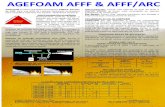 AGEFOAM AFFF & AFFF/ARC - agena.com.br LGE espuma 140505.pdf · necessários para esta reação são o comburente (O2), o combustível e o calor. O incêndio só ocorre na presença