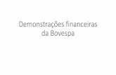 Demonstrações financeiras da Bovespasinop.unemat.br/site_antigo/prof/foto_p_downloads/fot...No guia da Bolsa tem. Navegue por Perfil Investidores Profissionais do Mercado Empresas