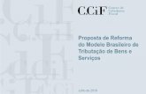 Proposta de Reforma do Modelo Brasileiro de Tributação de ... · Redução das alíquotas interestaduais do ICMS ... Transição na distribuição da receita entre Estados e ...