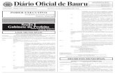 Diário Oficial de Bauru - bauru.sp.gov.br · o parágrafo 4º deste artigo, sendo que esse valor corrigido anualmente pelo índice oficial de correção dos tributos. § 6º Os valores