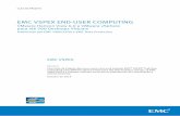 EMC VSPEX END-USER COMPUTING · Perfil de teste de validação.....65 Características do perfil ... Tabela 15. Perfil de ambiente validado ...
