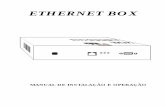 Manual do ethernet-box - epmtec.com.br · 2500 fabricados pela E.P.M. a t rocarem informações em uma ... Cada vez que este LED acende e apaga significa que foram enviados dados