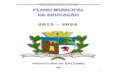 PREFEITURA MUNICIPAL DE BÁLSAMO - cmbalsamo.sp.gov.br · O PME é um documento legal estratégico que estabelece as políticas ... O texto está organizado à luz do Plano Nacional