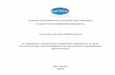 CETCC - CENTRO DE ESTUDOS EM TERAPIA COGNITIVO-COMPORTAMENTAL · 2017-11-27 · 1 INTRODUÇÃO ... relação que apresentam com a sociedade contemporânea Menezes (2005 apud , ...
